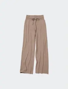 ユニクロ　ウォッシャブルニットリブパンツXL