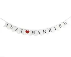 JUST MARRIED ガーランド ウェディング 前撮り