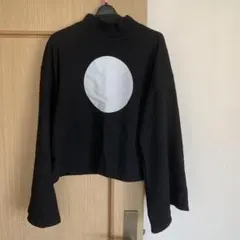ゆびがいっぽん日の丸ショート丈スウェット