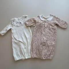 【美品】ベビー服2点セット 女の子 50〜70サイズ 新生児 バースデイ