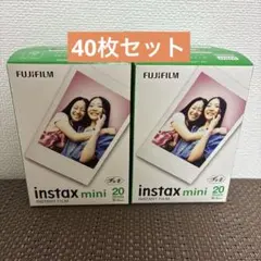 チェキ フィルム instaxmini 20枚 ×2箱