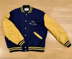 DeLONG USA製 スタジャン XL レザー袖 XAVERIAM