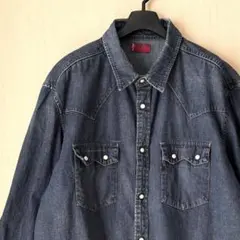 デニムウエスタンシャツ