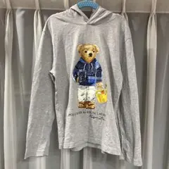 ラルフローレン　Ralph Lauren ベア　パーカー　トップス　灰色　140