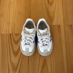 adidas サンバ　12センチ　白水色　スニーカー