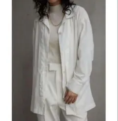 AZUL BY MOUSSY ジャケット　ルーズシャツ　ホワイト