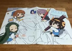 涼宮ハルヒちゃんの憂鬱 ポスター ハルヒ 長門 みくる 鶴屋さん 朝倉さん
