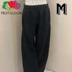 フルーツオブザルーム 　メンズ　スウェットパンツ　輸入古着　ズボン　ブラック　M