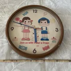 ⭐️値下げ！【激レア！】ペコちゃん壁掛け時計 - メルカリ