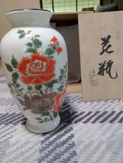 有田焼木仙の花瓶　高さ30cmのサムネイル