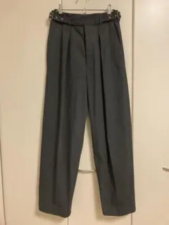 【Babylon2023年モデル】タックパンツ　チャコールグレー　サイズ38