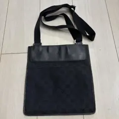 GUCCI GGキャンバス ショルダーバッグ ブラックのサムネイル