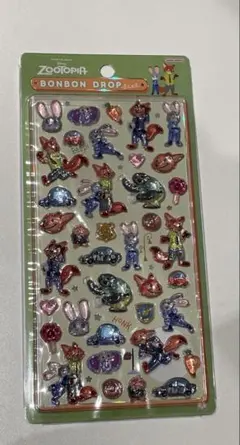 【国内正規品】ディズニーボンボンドロップシール　ズートピア