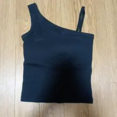 ブラック ワンショルダー ブラトップ S
