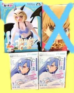 女の子フィギュアセット　4点セット