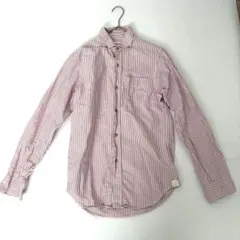 TODAYFUL 長袖シャツ ストライプ柄 レッド 日本製のサムネイル