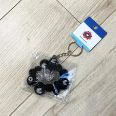 【新品】万博会場限定ミャクミャクラインストーンマスコットキーホルダー黒｜ブラック