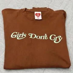 Girls Don't Cry ロングスリーブTシャツ ブラウン Girls Don't Cry ロングスリーブTシャツ ブラウン