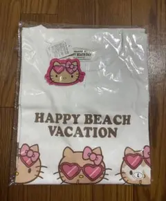 沖縄限定‼️ 日焼けキティ Tシャツ 半袖 Lサイズ