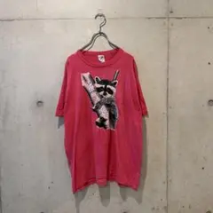ハンドペイント teeシャツ 半袖Tシャツ 手書き シングルステッチ 古着 