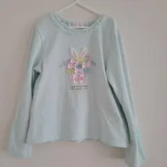 mezzo piano 140㎝ 長袖トップス うさぎモチーフ