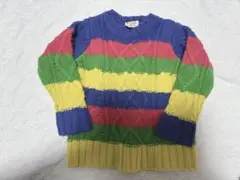 90cm JUNK STORE カラフル　セーター　キッズ　ベビー