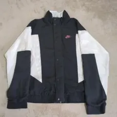 フ*者様 90年代 オールドナイキ　銀タグ　トラックジャケット　ナイロン　ブラッ