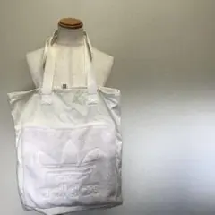 adidasオリジナルス トートバッグ　XL(ホワイト）　再出品