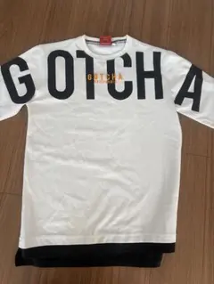 GOTCHA 長袖カットソー ホワイト ブラックのサムネイル