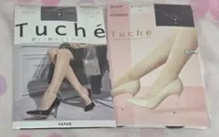 【未開封】グンゼ　Tuche 左足首アンクレットストッキング　ブラック　ML2足