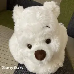 ディズニーストア 白い プーさん 寝そべり ぬいぐるみ