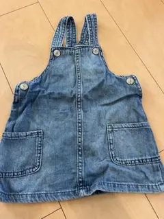 H&M デニムオーバーオール 6-9M