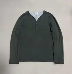 henry neck knit green archiveのサムネイル