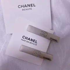CHANELシャネル ヘアピン ノベルティ シルバー2個セットのサムネイル