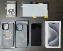 iPhone 15 Pro Max 256GB 黒 豪華おまけ付 総額1.3万超