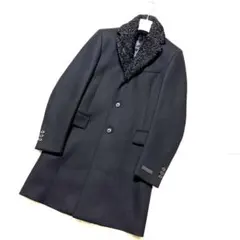 PRADA ブラック ウール ピーコート PRADA(プラダ) ピーコート(メンズ) - 海外通販のBUYMA