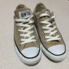 ALL STAR ベージュ ローカット スニーカー