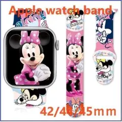 Apple Watch バンド プリント 42/44/45ｍｍ pink