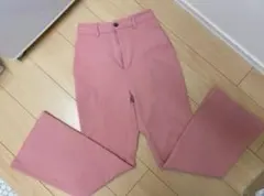 GU カットソーカラーフレアスラックス