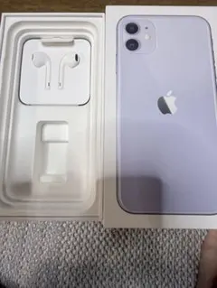 ま*さ様 Apple iPhone 11 64GB パープル 箱のみEarPod