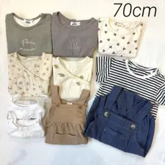 70 ベビー服10点まとめ売り ペアマノン/UNIQLO/アカチャンホンポ/韓国
