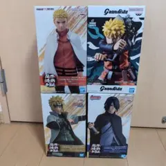 NARUTO ナルト フィギュア 4体セット Grandista 忍界造形列伝