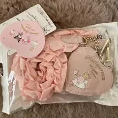 新品未使用　しまむら青木美沙子コラボ　マロンクリームスマホホルダー