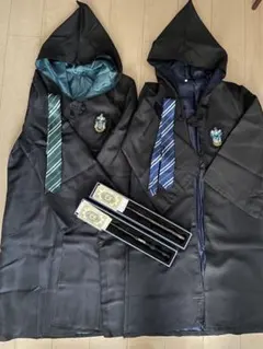 【値下げ中】ハリーポッター ローブ　ネクタイ　杖　セット