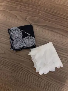 HANAE MORI ハンカチ 2枚セット レース 花柄