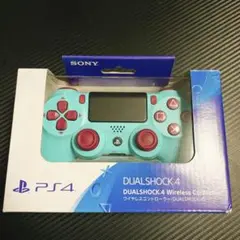 ps4 純正　コントローラー　ゲオ限定カラー　ベリーブルー　箱　説明書　付き