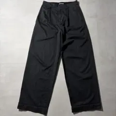 26SS AURALEE ガーメントダイ チノワイドパンツ BLACK 26SS AURALEE ガーメントダイ チノワイドパンツ BLACK - メルカリ
