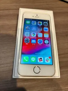 【備品】Apple iPhone SE 84% ゴールド 本体