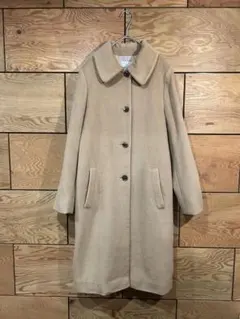 100% ウール　コート　ベージュ