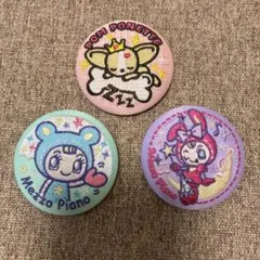 ナルミヤキャラクターズ 刺繍缶バッジ ブルーベリエちゃん　ベリエちゃん